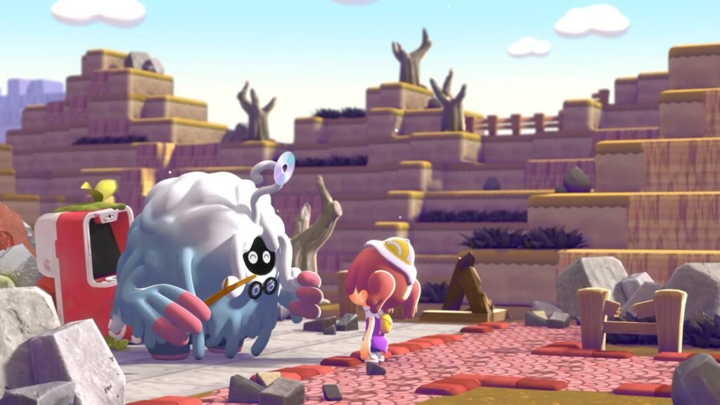 Pokémon Pokopia's Cast: Professor Tangrowth.